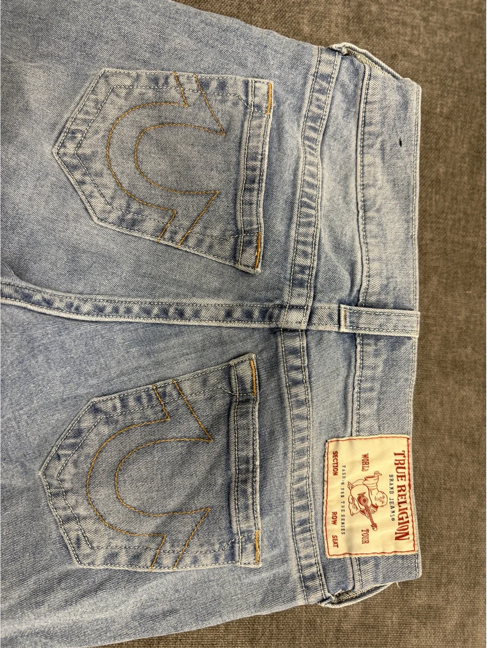 Geno Relaxed Slim Light Blue Denim Jeans Size 28